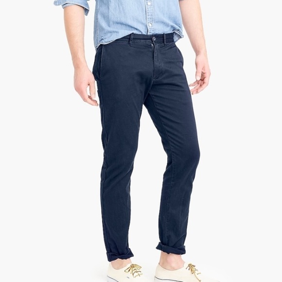 NWOT J crew e1589 blue slim fit stretch chino pants - Picture 1 of 4